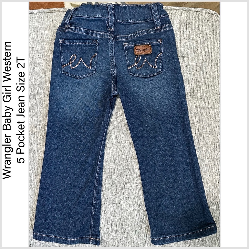 Wrangler Baby Girl Western 5 Pocket Jean